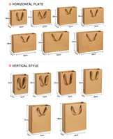 Sacs en papier personnalisés Food03 avec poignées noires et blanches, de luxe, avec votre propre logo, pour vêtements, chaussures, cadeaux, sacs en papier avec poignée, sacs bruns