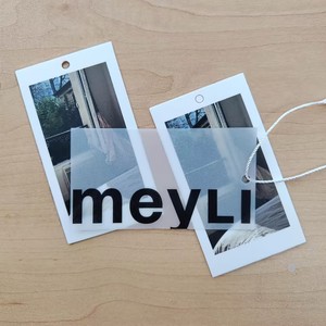 Ensemble d'étiquettes volantes personnalisées pour vêtements avec impression photo, style Polaroid, en papier, étiquette de marque personnalisée pour accessoires vestimentaires - Product Image 4