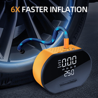 150psi Digital Display Car Air Tires Inflator Portable Tire Inflators Air Compressor with Power Bank Wireless Electric Air Pump
