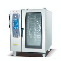Four combiné électrique à 10 plateaux avec commande tactile numérique, porte coulissante, qualité professionnelle, pour boulangerie, four à vapeur de comptoir, restaurants, 380V