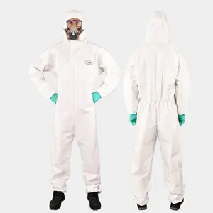 CE and UKCA approved disposable nonwoven scrub coverall hazmat isolation full body protection suit