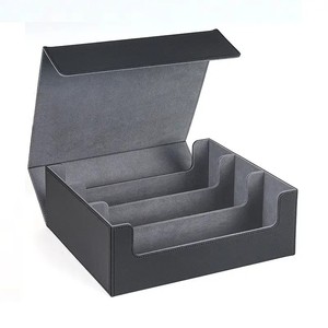 Boîte de jeu de cartes à jouer personnalisée de luxe stockage de cartes à collectionner boîte en plastique pour Tarot Mtg Poke mons Tcg <span class=keywords><strong>Yugioh</strong></span> - Product Image 1
