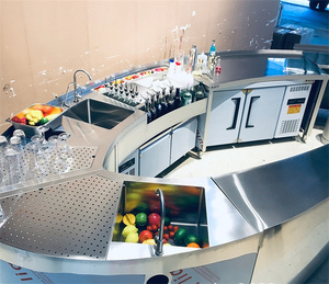 Station de bar à cocktails personnalisée de 1.8m et 2 mètres avec désodorisant en <span class=keywords><strong>verre</strong></span> pour les EAU - Product Image 6