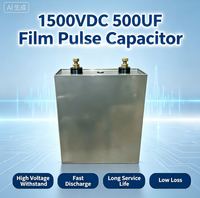 Fabricant de condensateurs à film de qualité supérieure avec plus de 10 ans d'expérience, 4000VDC 500 UF, film à impulsions au meilleur prix pour usage industriel