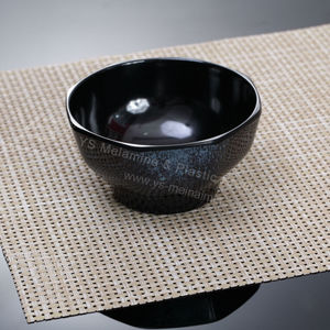 Melamina oito potes de ângulo com padrão dourado chinês - Product Image 6