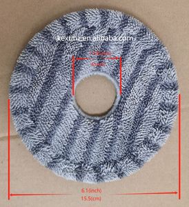 Chiffon vadrouille chiffon chiffons aspirateur pièces de rechange pour Dreame V7 V8 <span class=keywords><strong>V10</strong></span> V11 X002 pro rotatif Double tête de pointe vadrouille accessoires - Product Image 2