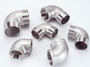 Codo Roscado Interno y Externo de Acero Inoxidable 304 316 con Conexión Roscada de 90 Grados - Product Image 3