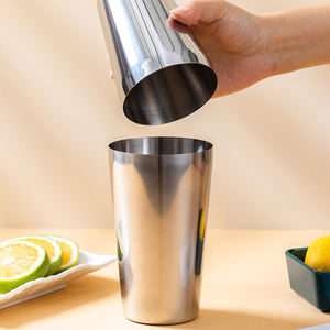 Professionnel moderne durable en acier inoxydable 2 pièces Boston <span class=keywords><strong>Cocktail</strong></span> <span class=keywords><strong>Shaker</strong></span> Set Bar outils de mélange pour barman - Product Image 5