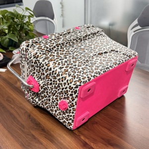 Hot Selling Camping Large Capacity Rotomolded Hard Shell Compressor <strong>Cooler</strong> 20L Leopard Style Food Use Heavy Duty <strong>Cooler</strong> <strong>Box</strong> - Product Image 5