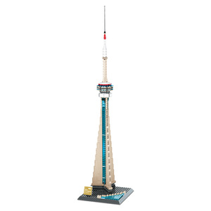 Modellino della CN Tower in Blocchi da Costruzione OEM all'Ingrosso, Giocattolo Creativo DIY per Bambini e Adulti, Kit Miniatura di Architettura Famosa - Product Image 5