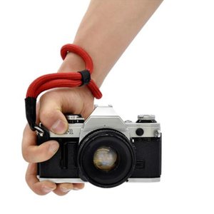 Sangle de poignet pour appareil photo, corde ronde, antichoc, antidérapante, pour appareil photo numérique sans miroir, rouge - Product Image 1