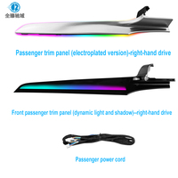 Éclairage d'ambiance intérieur RGB pour Mercedes-Benz Classe C W204 / 4 portes 18 lumières, 2010-2014, lumières réactives à la musique