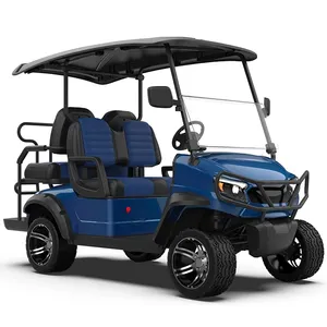 Alta Qualidade Bateria De Lítio Carrinho De Golfe 2 3 4 6 Seater Golf Cart Club Car Off-Road Carrinho De Golfe Fast Electric Car