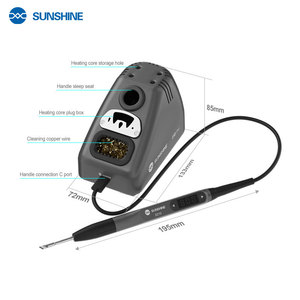 SUNSHINE 210 <span class=keywords><strong>Pro</strong></span> <span class=keywords><strong>Fer</strong></span> à <span class=keywords><strong>souder</strong></span> portable intelligent pour réparation de téléphone portable - Product Image 3