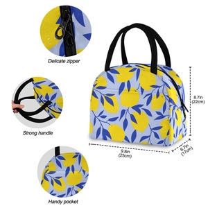 Hawaiian Arrival Wholesales Custom Print Lunch Tote Bag Waterproof Thermal Cooler Bag Insulated Tote Meal Bag - Product Image 3