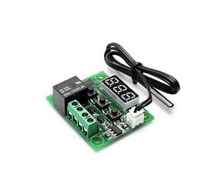 Termostato de Controle de Temperatura W1209 DC 12V, Interruptor de Controle de Temperatura, Termômetro, Controlador Térmico <span class=keywords><strong>50CM</strong></span> Vermelho - Product Image 1