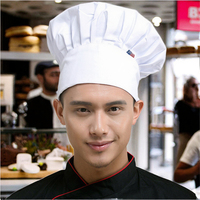 Gorro de Cocina Profesional Elástico y Ajustable para Hombre, Gorro de Cocinero, Panadero, Catering, Chef de Restaurante
