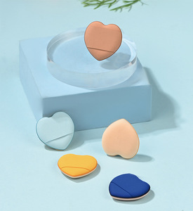 Mini Esponja de Maquillaje en Forma de Corazón, Libre de Látex, con Cojín de Aire, para Uso en Seco y Húmedo - Product Image 3