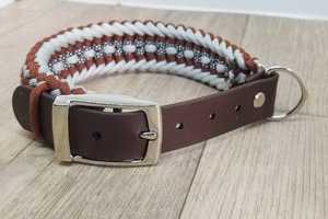 2025 Gemengde Moq Unieke Bruine <span class=keywords><strong>Germany</strong></span> Schotse Hondenhalsband Showleads En Halve Kragen Gebogen Zijsluiting 38Mm - Product Image 4