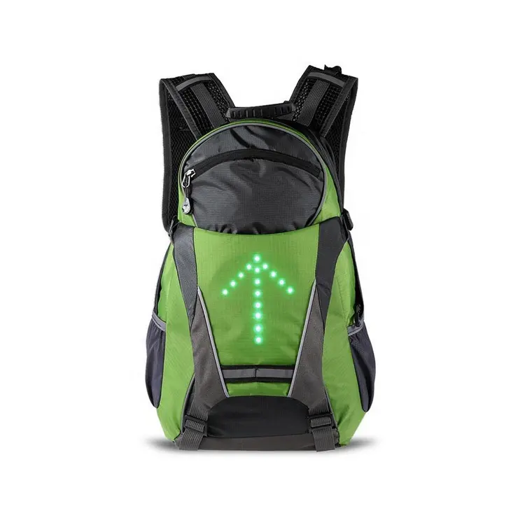 LINLI 18L 48 LED Waterproof Turn Signal Safety Bicycle Bag Accessories USB Charging Backpack With Direction Indicator