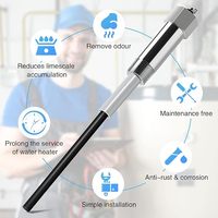 Anode en titane Gr2 haute pureté avec filetage NPT pour chauffe-eau électrique, protection contre la corrosion et longue durée de vie
