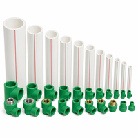 Meilleur prix pour tuyau PPR gris pour système de plomberie, tube en plastique PPR PN16, fabriqué en usine OEM, tuyau PPR pour eau chaude et froide