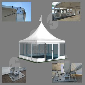 Lều cho các sự kiện 20x20 40x60 40x80 bán buôn lớn lớn màu trắng ngoài trời Nhà thờ kho đám cưới nhôm triển lãm lều - Product Image 3