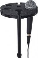 Support de microphone professionnel OEM, support de micro à main, support de micro en métal, support de table pour 6 micros, pince de suspension avec pare-brise en mousse