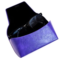Bestpackaging grande taille lunettes de lecture étui rigide aimant lunettes boîte en cuir lunettes de soleil emballage logo personnalisé