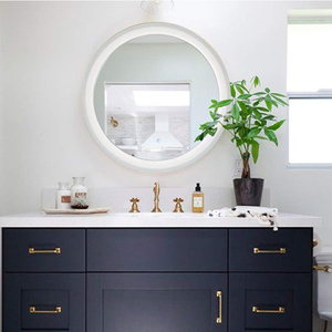 Support mural rond <span class=keywords><strong>salle</strong></span> <span class=keywords><strong>de</strong></span> bain <span class=keywords><strong>lumineux</strong></span> led bain tactile miroirs pour lavabo <span class=keywords><strong>miroir</strong></span> - Product Image 5