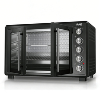Four électrique RAF 120L 2800W grande capacité avec rôtissoire pour la cuisson et la rôtissure à domicile