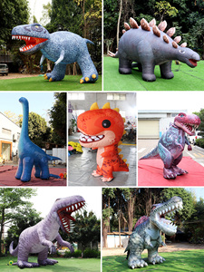 Ballons gonflables de dinosaures réalistes, dinosaures de dessin animé gonflables, animaux gonflables géants pour jardin et parc à thème - Product Image 6