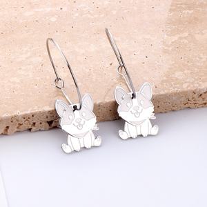 Pendientes de Moda 2022, Diseños de Pendientes Bali Dorados, Acero Inoxidable, Chapado en Oro de 18k, Joyería con Diseño de Gato, Venta al Por Mayor - Product Image 5