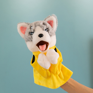 Thiết kế OEM ong sang trọng Thú nhồi bông đồ chơi tay con rối con chó yanxiannv CPC dễ thương động vật tay con rối đồ chơi động vật sang trọng cho trẻ em - Product Image 4