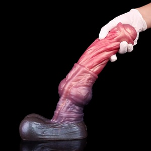 FAAK Dildo de Caballo de Fantasía Suave, Tallas S M L, con Ventosa, Plug Anal, Doble Capa de Silicona, Pene, Masturbador Femenino - Product Image 5