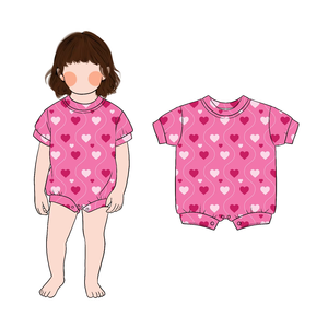 Hot verkopende en hoogwaardige eenvoudige boutique bamboe baby romper pyjama met 2-weg rits voor kinderen - Product Image 2