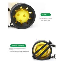 Tube de collecte de balles de pickleball en plastique transparent sans bords, professionnel pour l'extérieur, avec sangle d'épaule, capacité de 14 balles, pour l'entraînement sportif