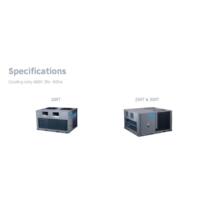 Climatiseur de toit tropical Midea 22 kW 6,2 tonnes R410A pour températures élevées 52°C ° Unité de refroidissement uniquement pour le Moyen-Orient