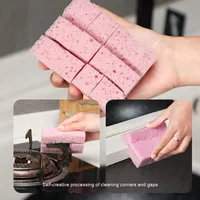 Éponge de nettoyage de cuisine antiadhésive haute densité, durable, absorption d'eau de 250 % à 500 %, double face pour casseroles et bols