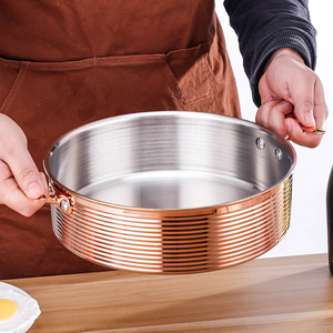 Vendita calda casa ristorante <span class=keywords><strong>3</strong></span> strati in acciaio di alta qualità pentole di pentola calda pentola per cucinare in casseruola - Product Image 5