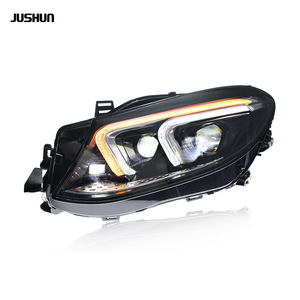 ชุดไฟหน้า Jushun GLE 15000 ลูเมนส์ LED โปรเจคเตอร์เลนส์ อัพเกรดสำหรับ Mercedes Benz W166 - Product Image 4