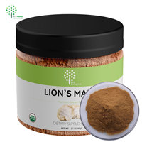 OEM Biologisch Leeuwenmanenextract Poeder met Privélabel 25-50g Blik/Fles/Vat Verpakking Beta Glucan 30%