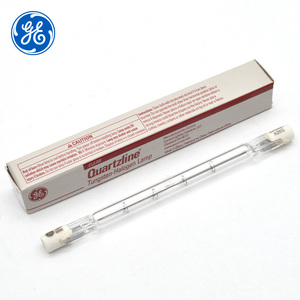 Lámpara Halógena de Tungsteno Quartzline 43703 de Doble Extremo, <span class=keywords><strong>120V</strong></span> <span class=keywords><strong>300W</strong></span>, Lámpara Halógena de Vidrio R7s, 2950K Blanco Cálido, 5950 Lúmenes - Product Image 1