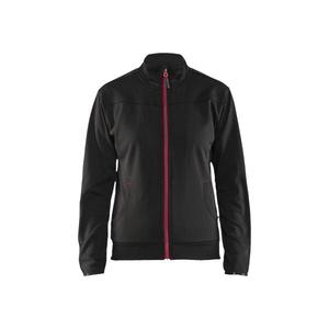 BLAKLADER - 339425269956XXXL Sweat femme avec fermeture éclair complète Noir/Rouge-EAN 7330509648186 WORK HOODIES - Product Image 1