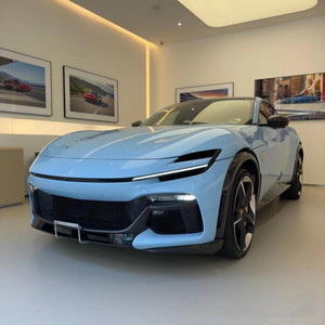 Pour <span class=keywords><strong>Ferrari</strong></span> Purosangue Kit carrosserie en fibre de carbone Purosangue OEM Diffuseur de lèvre avant en fibre de carbone Spoiler jupe latérale Kit corps large - Product Image 2