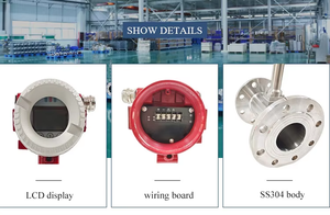 เครื่องวัดการไหลของน้ำแบบแม่เหล็กไฟฟ้าสำหรับอุตสาหกรรม RS485เหล็กกล้าคาร์บอน - Product Image 6