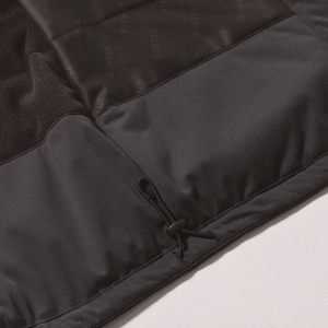 เสื้อฮู้ดดี้ยูนิเซ็กซ์ BURTLE แบบมีซิป ผ้าสเตรช สำหรับฤดูหนาว สีเทาอ่อน ไซส์ 60 XL ผ้าซอฟต์เชลล์ คอตั้ง แห้งเร็ว กันลม - Product Image 5