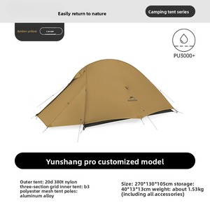 <span class=keywords><strong>Tenda</strong></span> da Escursionismo Doppia <span class=keywords><strong>per</strong></span> Esterni, <span class=keywords><strong>Attrezzatura</strong></span> Professionale <span class=keywords><strong>per</strong></span> <span class=keywords><strong>Campeggio</strong></span> - Product Image 1