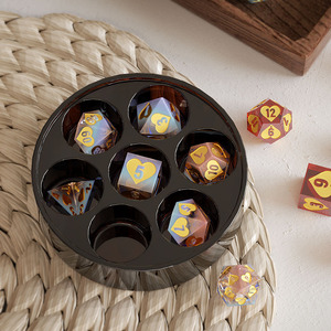 DND <strong>Dice</strong> Silicone Mold with 7 <strong>Standard</strong> <strong>Polyhedral</strong> Stereo Cavities for Handmade DIY <strong>Dice</strong> Making <strong>Dice</strong> Storage Box Silicone Mold - Product Image 5