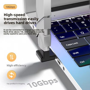 Dajiang OEM Tùy Chỉnh USB Type-C Adapter 3.2 Gen2 Tốc Độ Cao 10Gbps Hình Chữ U Chuyển Đổi 90 Độ L Khuỷu Tay Máy Tính Xách Tay Thương Hiệu Mới - Product Image 2